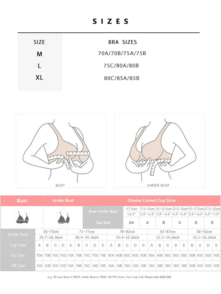 Wireless Natural Seamless Bra