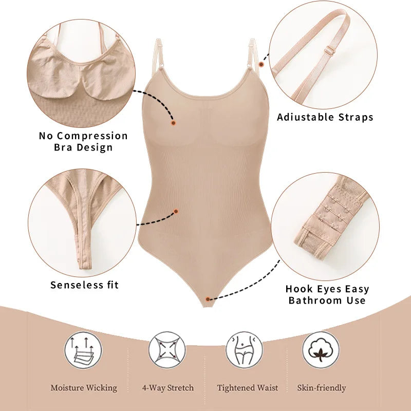 Seamless Thong Bodysuit