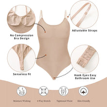 Load image into Gallery viewer, Seamless Thong Bodysuit